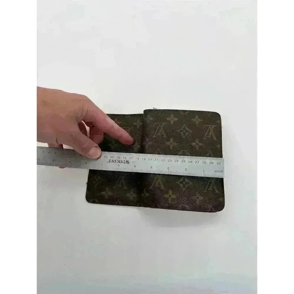 Louis Vuitton Women's Monogram Canvas Wallet Brown Credit Card Holder - Picture 12 of 16